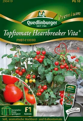 Produktbild von Tomaten 'Topf Heartbreaker Vita' Quedlinburger Gemüsesamen