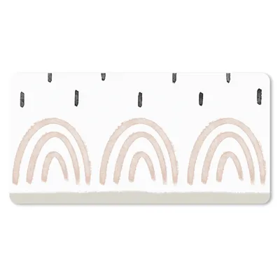 Produktbild von MuchoWow® Mauspad Mousepad Regenbogen - Pastell - Regen 60x30 cm - Mousepads - Maus Mat - Pad - Mausunterlage - Nachhaltig
