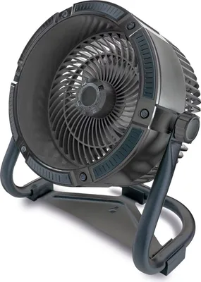 Immagine prodotto di Ventilatore a batteria da esterno Ø18,5 cm 10W incl. luce nero