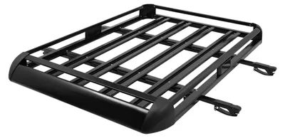 Produktbild von Auto Dachgepäckträger Gepäckkorb - Doppeldeck Dachträger - 140x100 cm - Breite verstellbar 100–135 cm - Traglast 150 kg - Für SUV mit integrierten Reling - Schwarz