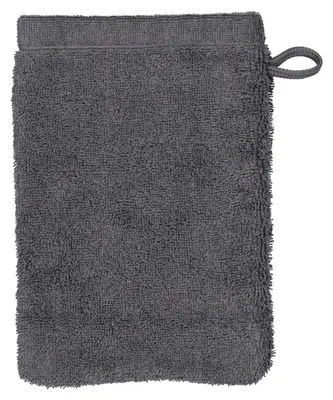 Zdjęcie produktu dla Rękawica do prania - antracyt - bawełna - 16 x 22 cm