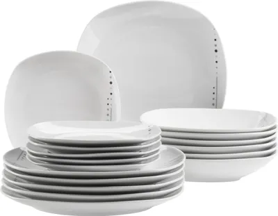 Produktbild von Tellerset, Porzellan Tellerset, Porzellan Fadilla Mäser