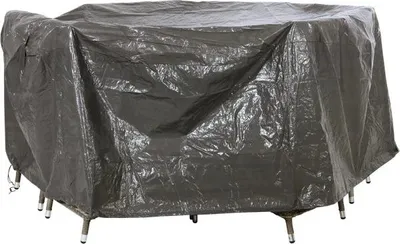 Image de Housse de protection groupe de sièges - Gris - Ø250x80 cm - PE