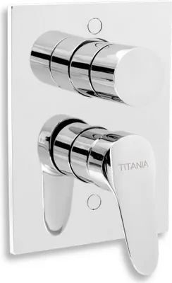 Immagine prodotto di Miscelatore doccia per vasca con deviatore Titania IRIS, nuovo, cromato