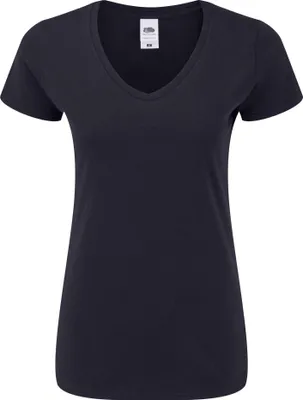 Obrázok produktu pre Fruit of the Loom – Tričko „Iconic 150“ s výstrihom do V pre ženy LT1746 (L) (námornícka modrá)