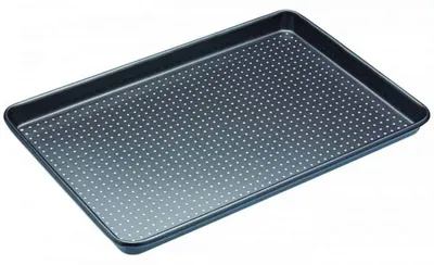 Produktbild von MasterClass Crusty Bake Backblech mit perforierten Löchern, Plätzchenform, Edels