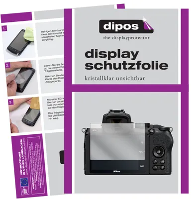 Zdjęcie produktu dla 2x folia ochronna do Nikon Z 50 przezroczysta folia ochronna ekranu folia ochronna wyświetlacza dipos