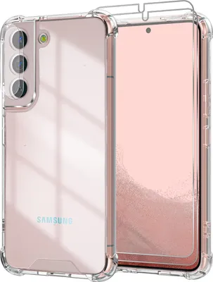 Obrázok produktu pre Silikónové puzdro pre Samsung Galaxy S22 + 2x ochrana fotoaparátu z tvrdeného skla