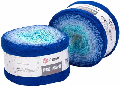 Produktbild von Yarn Art Rose Garden 318 Blue Strickgarn