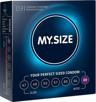Produktbild von My.Size 69 mm 3er Pack Kondome