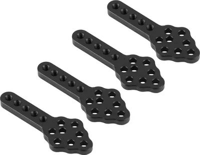 Obrázok produktu pre 4ks/set RC auto tlmiče tlmiče Mount Plate nastaviteľná výška pre 1/10 Crawler (čierna)