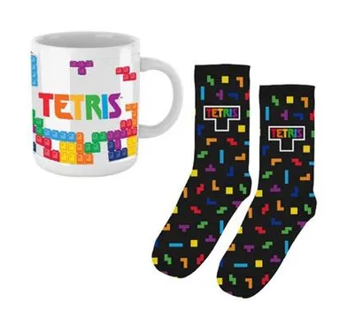 Obrázok produktu pre Darčeková sada Tetris Tetriminos (hrnček a ponožky)