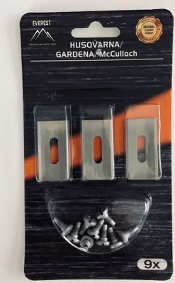 Produktbild von Automower-Messer für HUSQVARNA GARDENA 35mm NEW KPL. 9 Stk.