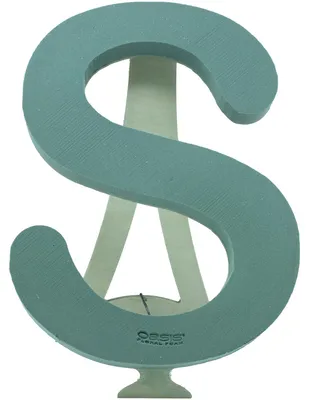 Produktbild von OASIS Steckschaum BIOLINE Buchstabe S 37cm Steckmasse Steckschwamm
