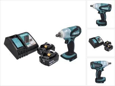 Produktbild von Makita DTW 251 RF Akku Schlagschrauber 18 V 230 Nm 1/2" + 2x Akku 3,0 Ah + Ladegerät