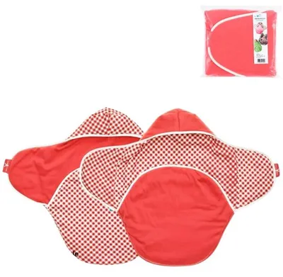 Imagen del producto de Wallaboo Manta Bebé Coco Rojo/Blanco 70 X 90 Cm