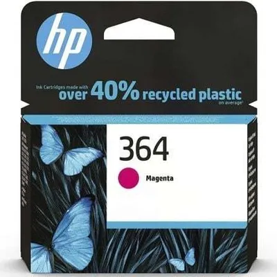 Obrázok produktu pre HP Purpurová originálna atramentová kazeta 364, Štandardná výťažnosť, Purpurová, Atrament na báze farby, 1 kusov, 300 strany
