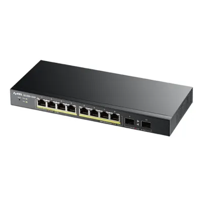 Imagen del producto de Switch ZyXEL GS1900-10HP-EU0101F, 8 puertos, 10/100/1000 Mbps, 2 puertos SFP