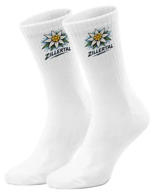 Produktbild von epicsocks Zillerblick Zillertal Edelweiß Socken in 42-46 im Paar