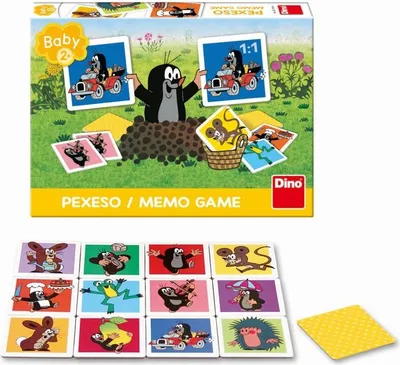 Produktbild von Velké Krtečkovo pexeso baby