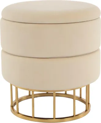 Produktbild von Hocker Zero 500 Elfenbein / Gold