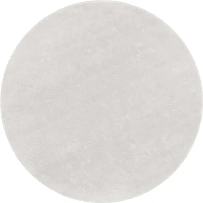 Produktbild von Waschbarer Teppich Wohnzimmer Kurzflor Einfarbiger Moderner Stil Weich Silber Grösse 300x400 cm