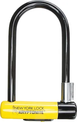 Produktbild von Kryptonite 2154, U-Schloss, Schwarz, Gelb, 102 mm, 203 mm, 2,02 kg, 3 Stück(e)