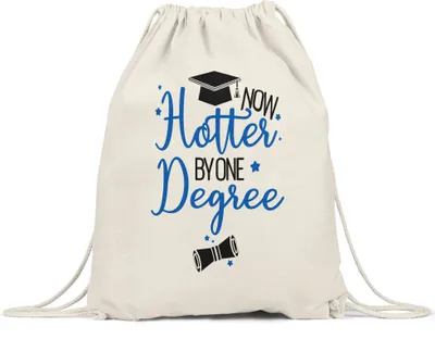 Produktbild von Hotter by One Degree Turnbeutel Gymsack Abschluss Absolvent Bachelor Master Doktor Abschlussgeschenk