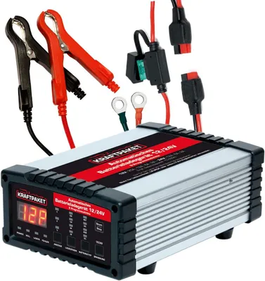 Imagen del producto de Cargador de batería Acculader - Cargador de batería de 12V y 24V - Cargador de batería regulable - Cargador de batería automático