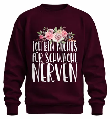Immagine prodotto di I'm not for the faint hearted Funny saying Statement Fun Felpa Unisex Pullover, Borgogna, L