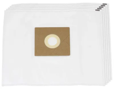 Staubsaugerbeutel, 5er-Pack, 1,5 l, synthetisch, weiß