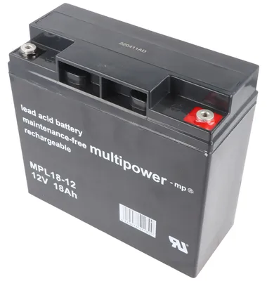 Produktbild von Multipower MP18-12 Blei Akku 12 Volt 18Ah