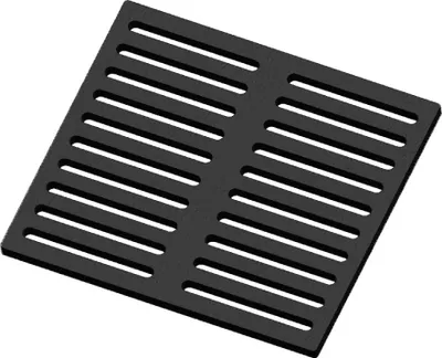 Produktbild von Kaminrost / Ascherost 270x243x10mm passend für Wodtke**