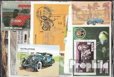 Produktbild von Briefmarken Motive 25 verschiedene Transport Blöcke