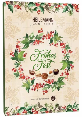 Produktbild von Heilemann Confiserie Adventskalender Nougat-Pralinen