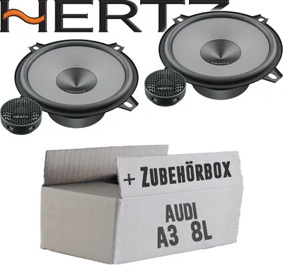 Produktbild von Hertz K 130 - KIT - 13cm Lautsprecher Komposystem - Einbauset passend für Audi A3 8L - justSOUND