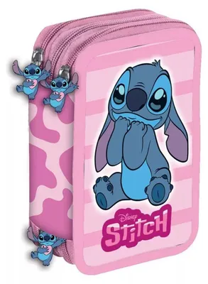 Produktbild von Disney Lilo und Stitch Lovely gefülltes 3-stöckiges Federmäppchen