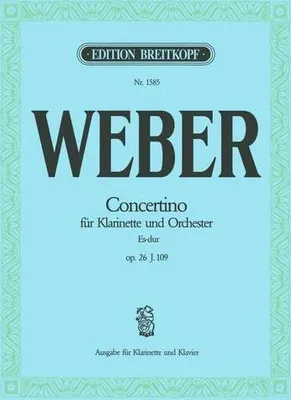Produktbild von Concertino op.26für Klarinette und Orchester
