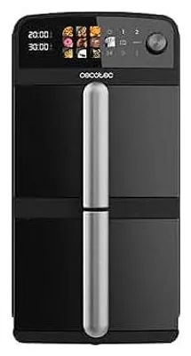 Immagine prodotto di Cecotec Friggitrice Ad Aria Calda Cecofry Duolevel 10000 2400W 10L 2 Cestelli Impilabili Da 5L Pannello Touch Sync 10 Programmi