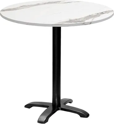 Produktbild von Runder Tisch Ø 80 cm – Modell Bazila aus weißem Marmor