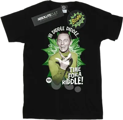 Produktbild von DC Comics - "Time for a Riddle" T-Shirt für Damen BI14645 (3XL) (Schwarz)
