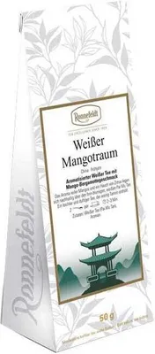 Produktbild von Weißer Mangotraum aromatisierter weißer Tee 50g