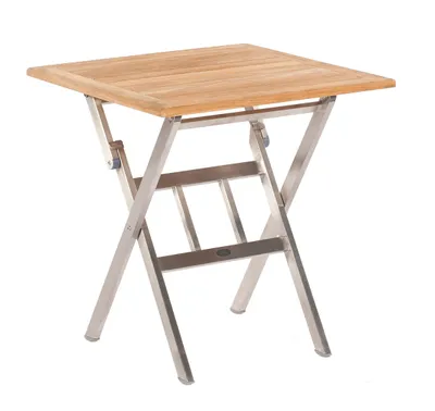 Produktbild von Sonnenpartner Klapptisch Base 70x70 cm Edelstahl Tischsystem wählbare Tischplatte