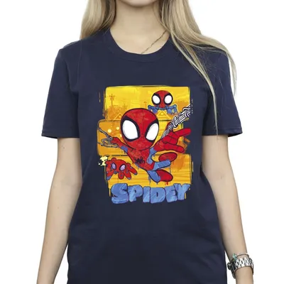 Produktbild von Marvel - "Spidey And His Amazing Friends" T-Shirt für Damen BI43975 (S) (Weiß)