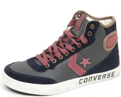 Produktbild von E4092 sneaker donna blu/grey CONVERSE FAST BREAK 2 HI scarpe shoe woman