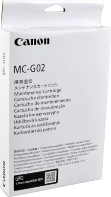 Produktbild von Canon MC-G02, Druckerreinigungspatrone, Canon, Tintenstrahl, Schwarz, PIXMA, 1 Stück(e)