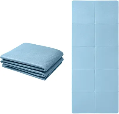 Produktbild von Faltbare TPE-Yogamatte, rutschfest, 6 mm, blau