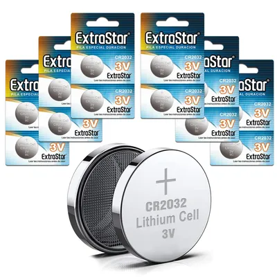 Obrázok produktu pre EXTRASTAR, lítiové gombíkové články, 3 V, Power on Demand CR2032, 12 kusov