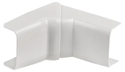 Produktbild von Variable Innenwinkel für 20 x 50 mm Leisten, weißes Tehalit