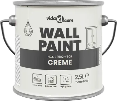 Immagine prodotto di vidaXL Vernice murale marrone 2,5 L Stampa murale